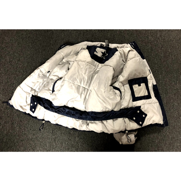Starter Jacket Mens 2xl Multi Down Puffer 3 in 1 Coat Black Label No Hood 2012 - Picture 8 of 16
